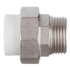 Муфта полипропиленовая Valtec разъемная (американка) 25 мм х 1 НР(ш) (VTp.761.0.02506) - фото 3