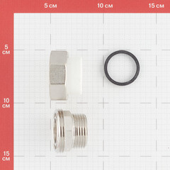 Муфта полипропиленовая Valtec разъемная (американка) 25 мм х 1 НР(ш) (VTp.761.0.02506) - фото 2