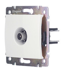 Розетка телевизионная Legrand Valena встраиваемая белая (694276) - фото 5