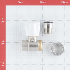 Клапан регулирующий Valtec 1/2 НР(ш) х 1/2 ВР(г) для радиатора (VT.008.LN.04) - фото 4