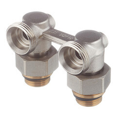 Узел нижнего подключения угловой 1/2 НР(ш) х 3/4 EK для радиатора (024060111/INS201HVAx) - фото 3