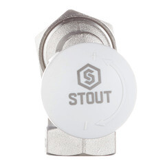 Клапан термостатический угловой Stout 1/2 НР(ш) х 1/2 ВР(г) для радиатора (SVT-0005-000015) - фото 5