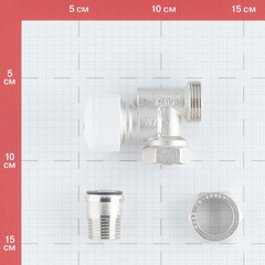 Клапан термостатический угловой Stout 1/2 НР(ш) х 1/2 ВР(г) для радиатора (SVT-0005-000015) - фото 4