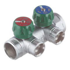 Изображение товара Коллектор Stout 1 ВР(г) х 2 выхода 3/4(ЕК) х 1 НР(ш) регулирующий (SMB-6850-013402)