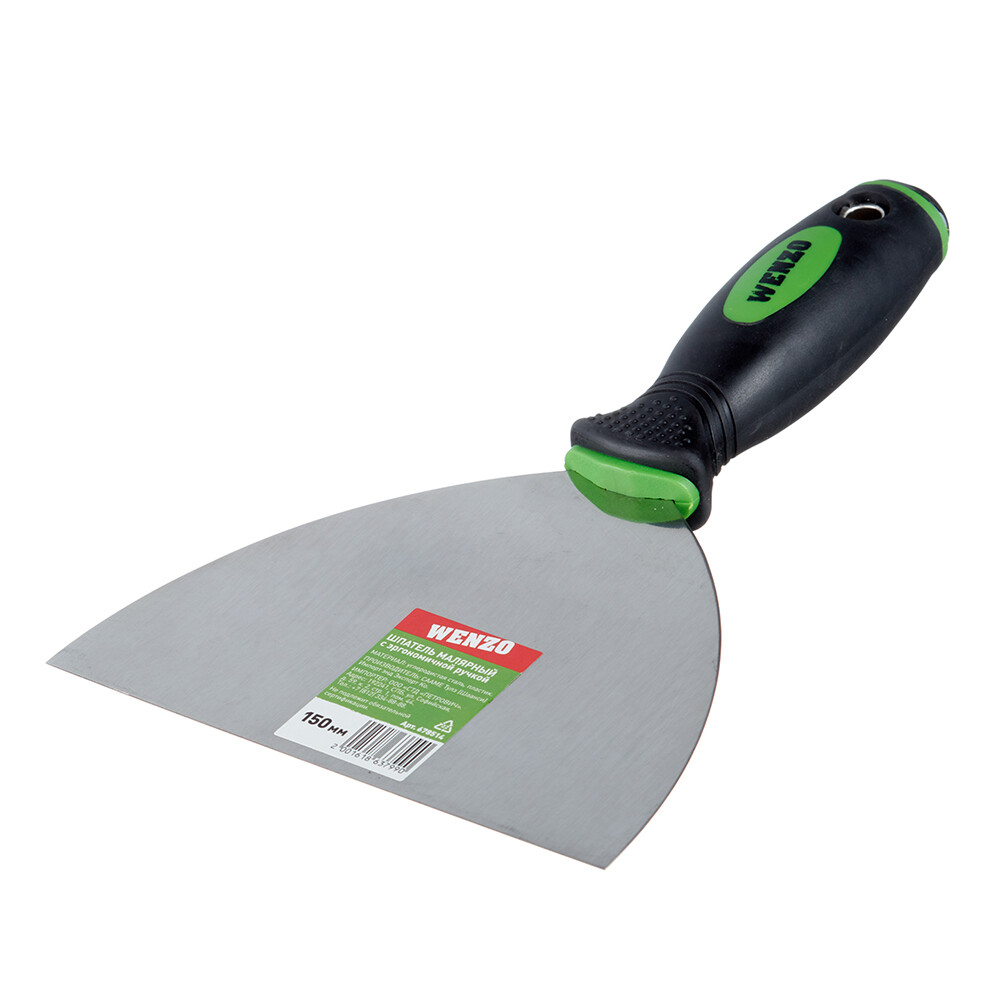 Изображение товара Шпатель Wenzo 678514 с эргономичной ручкой 150 мм