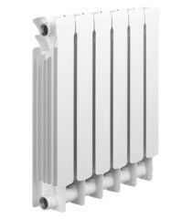 Радиатор биметаллический Rifar Base 500 мм 6 секций 1" боковое подключение белый - фото 2