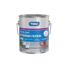 Эмаль алкидно-уретановая Текс Профи для бетонных полов желто-коричневая глянцевая 2,7 л