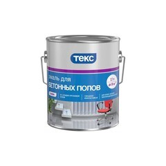 Эмаль алкидно-уретановая Текс Профи для бетонных полов желто-коричневая глянцевая 2,7 л