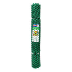 Сетка пластиковая заборная 1,5х10 м зелёная 35х35 ячейка 40х40 мм