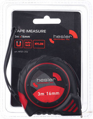 Рулетка Hesler с автостопом магнитная 3 м x 16 мм - фото 2