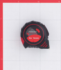 Рулетка Hesler с автостопом магнитная 3 м x 16 мм - фото 4
