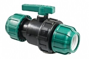 Кран ПНД компрессионный 40 мм