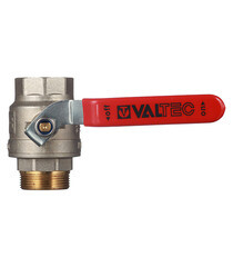 Кран шаровой латунный Valtec Base 1 1/2 ВР(г) х 1 1/2 НР(ш) ручка прямой (VT.215.N.08) - фото 6