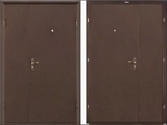 Дверь входная Промет Профи металличсекая медный антик правая 1250х2050 мм
