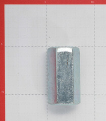 Гайка соединительная оцинкованная М20 х60 мм DIN 6334 (1 шт.) - фото 2