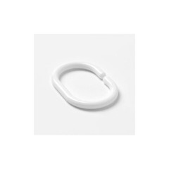 Набор колец для шторы в ванную Iddis White RID011P белый