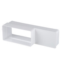 Изображение товара Соединитель эксцентриковый пластиковый для плоских воздуховодов 60х120 мм с плоскими 60х204 мм