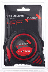 Рулетка Hesler с автостопом магнитная 8 м x 25 мм - фото 2