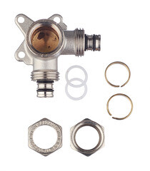 Водорозетка Tiemme двухплоскостная 16 обж(ц) х 1/2 ВР(г) (1600063) - фото 3