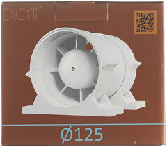 Вентилятор канальный осевой DiCiTi Pro 5 d125 мм белый - фото 2