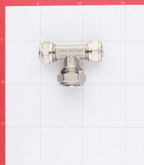 Тройник 16 обж(ц) х 20 обж(ц) х 16 обж(ц) - фото 4