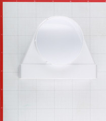 Соединитель угловой пластиковый для плоских воздуховодов 60х204 мм 90° с круглыми d125 мм фланцевое соединение - фото 2