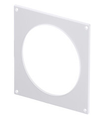 Изображение товара Накладка для круглых воздуховодов настенная Era пластиковая 170х170 мм d130 мм