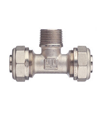 Тройник 26 обж(ц) х 3/4 НР(ш) х 26 обж(ц) - фото 3