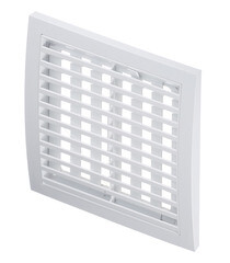 Решетка вентиляционная пластиковая приточно-вытяжная Era РРП 200х200 мм регулируемая белая - фото 2