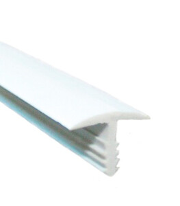Профиль ПВХ 13х10х2700 мм (нащельник) белый Т-образный — купить в Санкт ...
