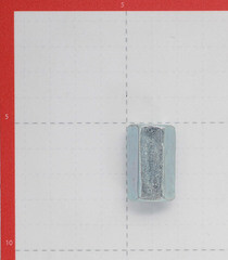 Гайка соединительная оцинкованная М10 х30 мм DIN 6334 (1 шт.) - фото 2