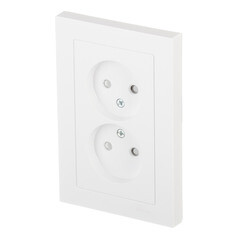 Розетка Systeme Electric AtlasDesign встраиваемая белая со шторками (ATN000122) - фото 4