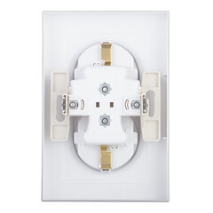 Розетка Systeme Electric AtlasDesign встраиваемая белая со шторками (ATN000126) - фото 4