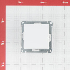 Переключатель Systeme Electric AtlasDesign одноклавишный встраиваемый белый (ATN000171) - фото 2