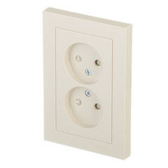 Розетка Systeme Electric AtlasDesign встраиваемая бежевая со шторками (ATN000222) - фото 2