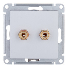 Розетка аудио Systeme Electric AtlasDesign встраиваемая алюминий (ATN000387)