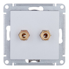 Изображение товара Розетка аудио Systeme Electric AtlasDesign встраиваемая алюминий (ATN000387)