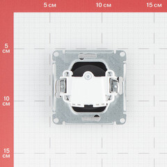 Розетка Systeme Electric AtlasDesign встраиваемая карбон (ATN001041) - фото 2