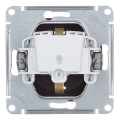 Розетка Systeme Electric AtlasDesign встраиваемая карбон со шторками (ATN001045) - фото 2