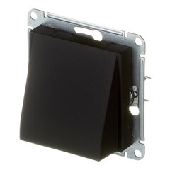 Вывод кабеля Systeme Electric AtlasDesign встраиваемый карбон (ATN001099) - фото 3