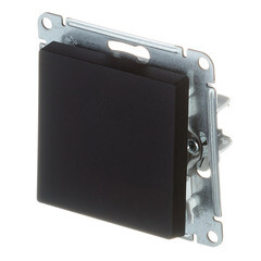 Переключатель Systeme Electric AtlasDesign одноклавишный встраиваемый карбон (ATN001071) - фото 4