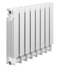 Радиатор биметаллический Rifar Base 500 мм 8 секций 1" боковое подключение белый - фото 3