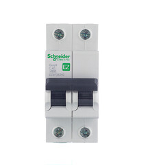 Изображение товара Автоматический выключатель модульный Schneider Electric Easy9 2P 40А тип C 4,5 кА 400 В (EZ9F34240)