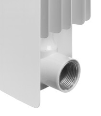 Радиатор биметаллический Rifar Base 500 мм 6 секций 1" боковое подключение белый - фото 4