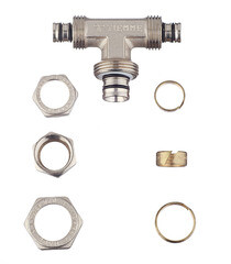 Тройник 16 обж(ц) х 20 обж(ц) х 16 обж(ц) - фото 3