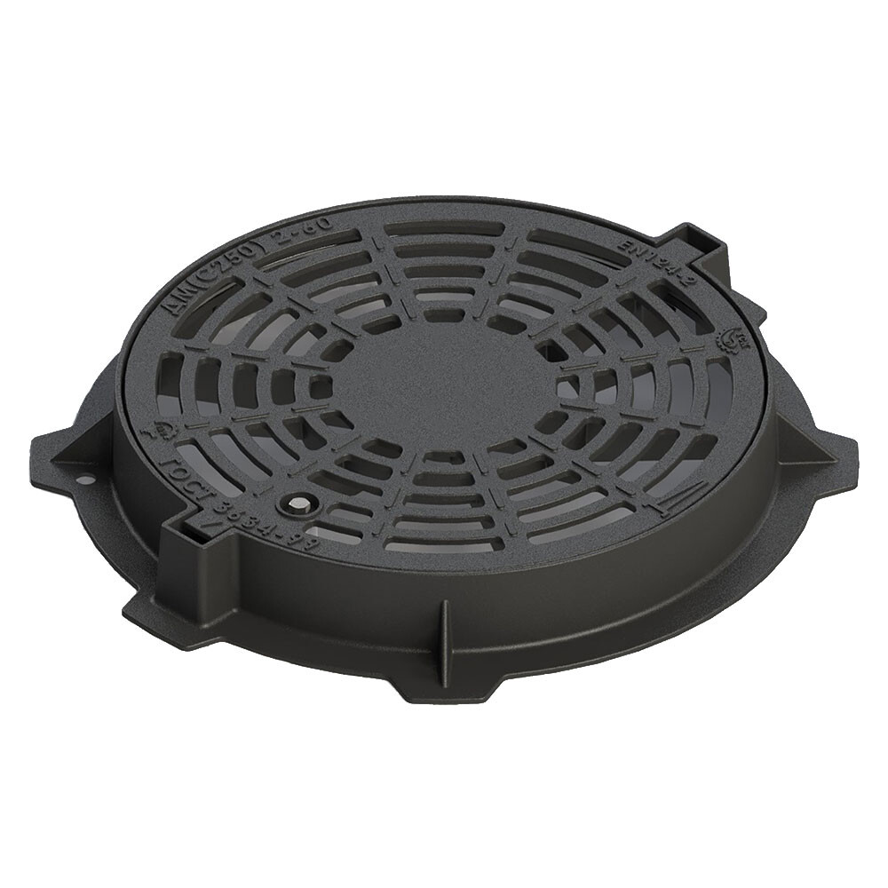 Изображение товара Чугунный дождеприемный люк для автомобильных дорог 620 мм ВЧ тяжелый