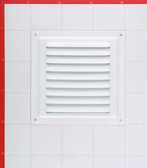 Решетка вентиляционная стальная Era 150х150 мм с сеткой белая - фото 3