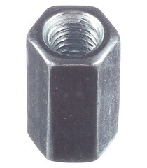 Изображение товара Гайка соединительная оцинкованная М6 х18 мм DIN 6334 (1 шт.)