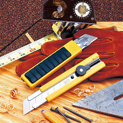 Нож строительный Olfa 25 мм с ломающимся лезвием двухкомпонентный корпус с резиновыми накладками - фото 7