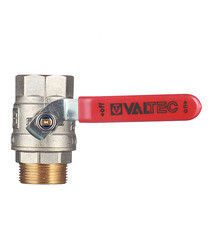 Кран шаровой латунный Valtec Base 1 1/4 ВР(г) х 1 1/4 НР(ш) ручка прямой (VT.215.N.07) - фото 2